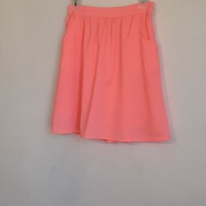 D signed mini skirt XL large color orange
